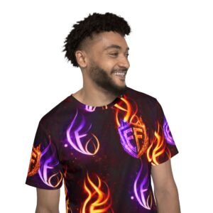 echoflame crest jersey — men’s all over print athletic tee