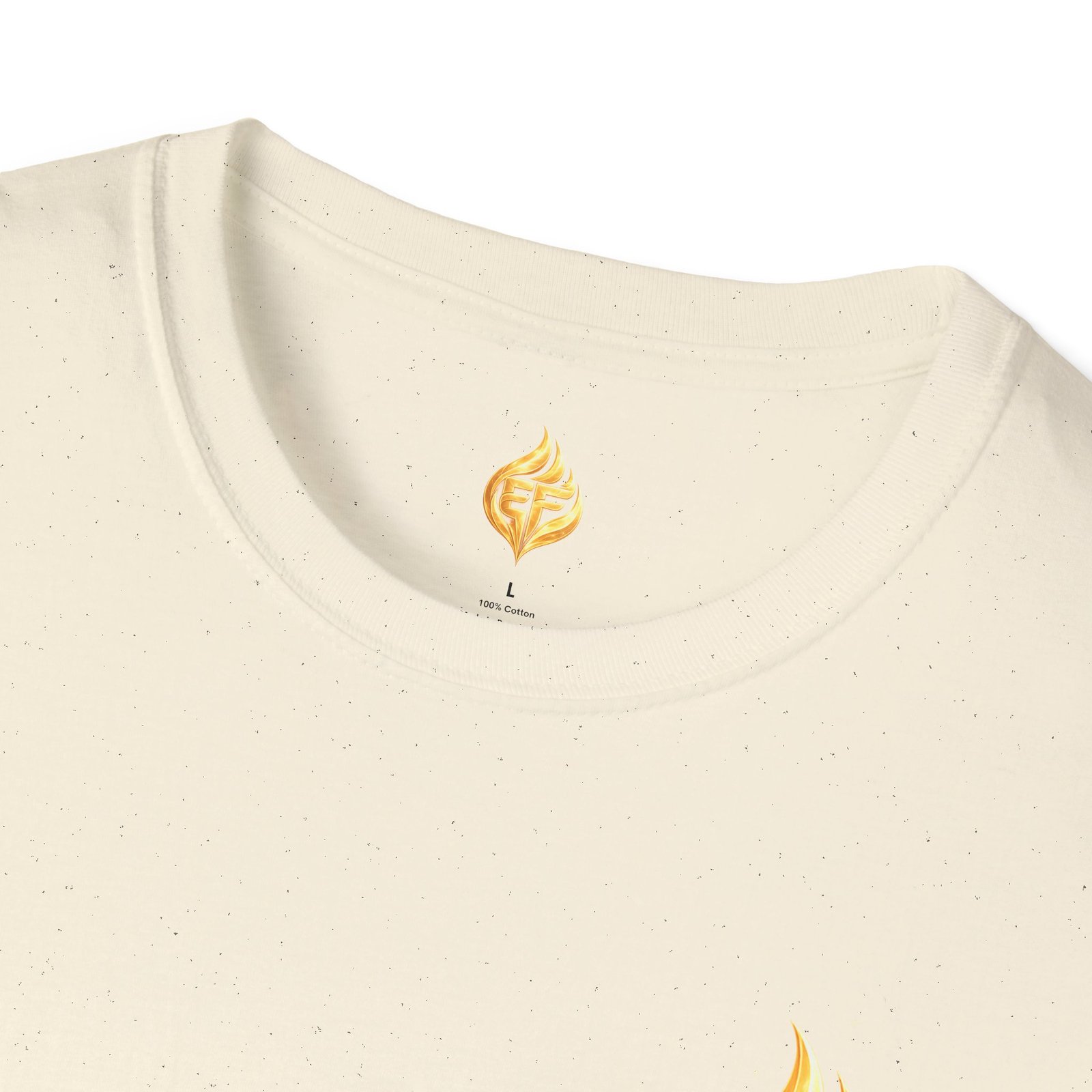 echoflame golden flame ef logo t shirt echoflame golden flame ef logo t shirt