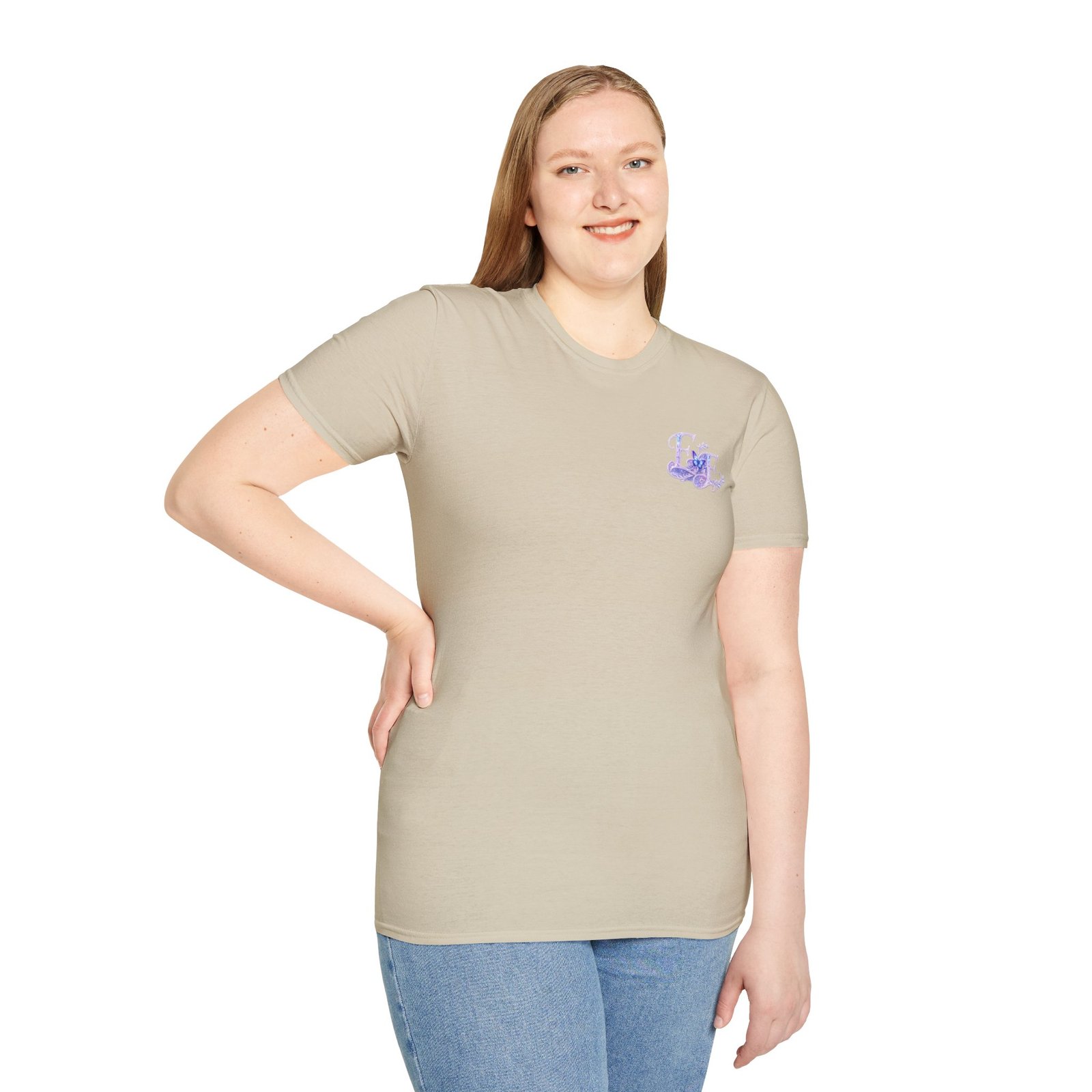 echoflame butterfly floral tee – lavender 'e&e' graphic t shirt echoflame butterfly floral tee – lavender 'e&e' graphic t shirt
