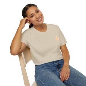 echoflame t shirt — phoenix flame monogram tee (gold flame ep logo)