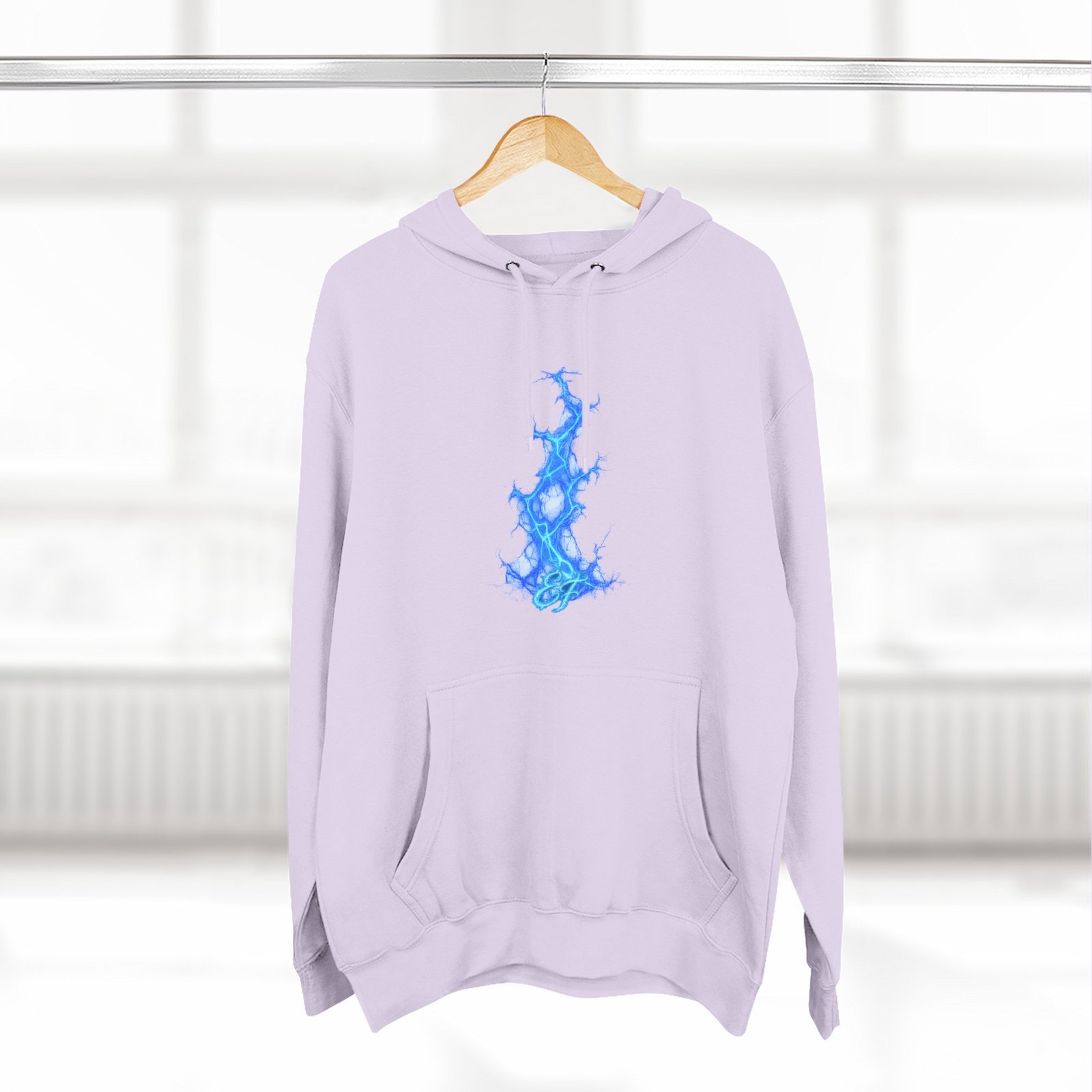 echoflame blue flame tree hoodie — ethereal lightning graphic fleece pullover echoflame blue flame tree hoodie — ethereal lightning graphic fleece pullover
