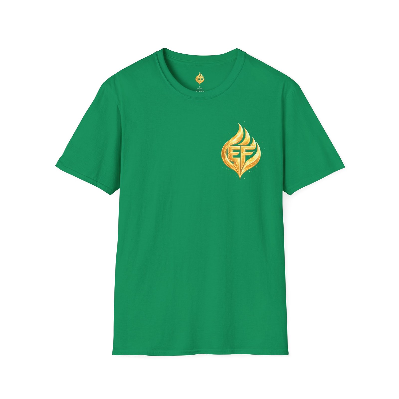 echoflame golden flame ef logo t shirt echoflame golden flame ef logo t shirt