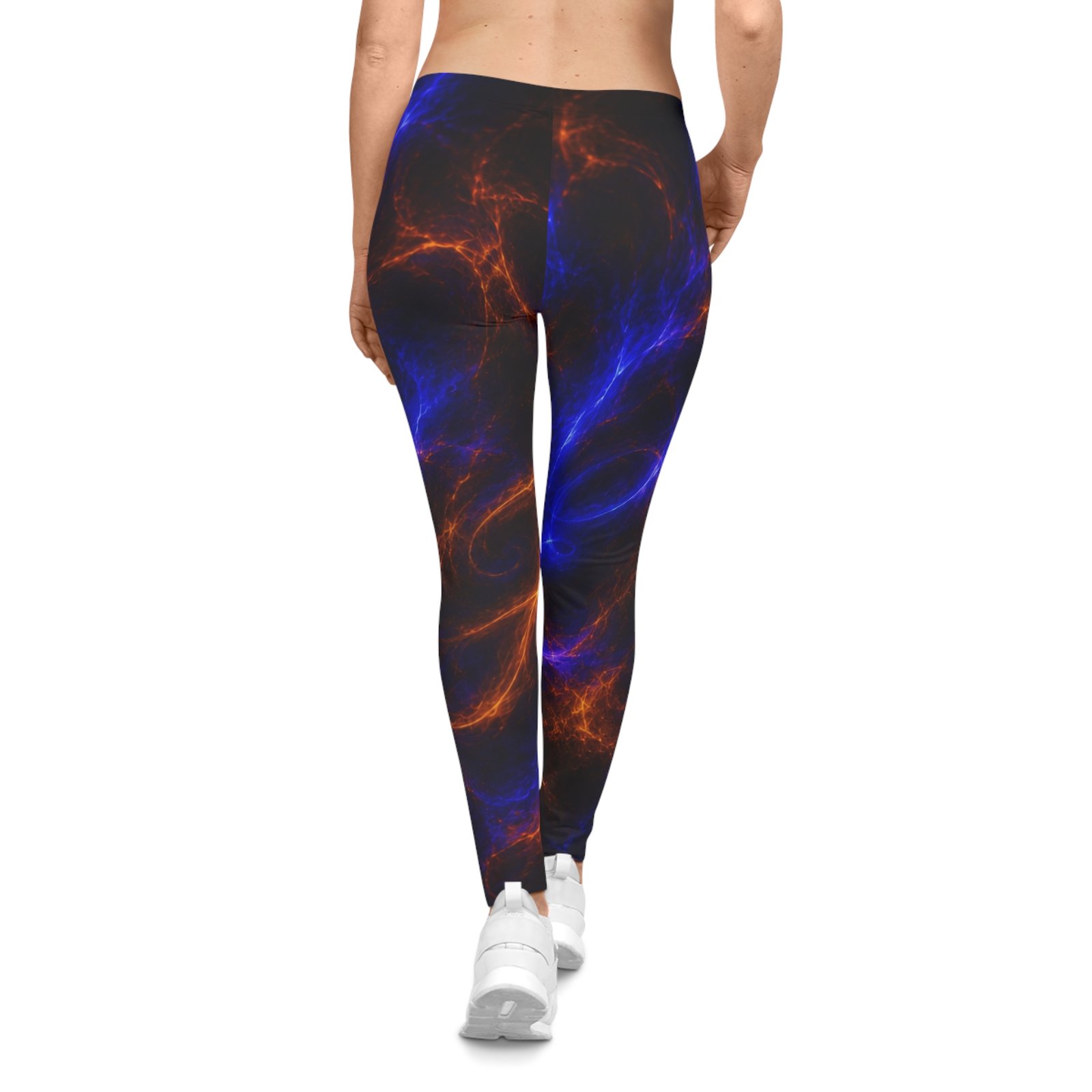 echoflame nebula flame leggings — women's cosmic galaxy print aop echoflame nebula flame leggings — women's cosmic galaxy print aop