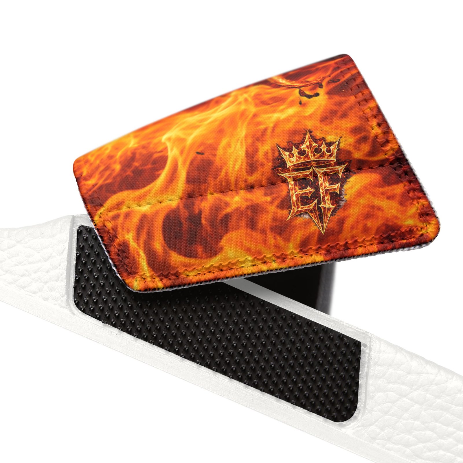 echoflame men's fiery '23' slide sandals — bold flame graphic removable strap slides echoflame men's fiery '23' slide sandals — bold flame graphic removable strap slides