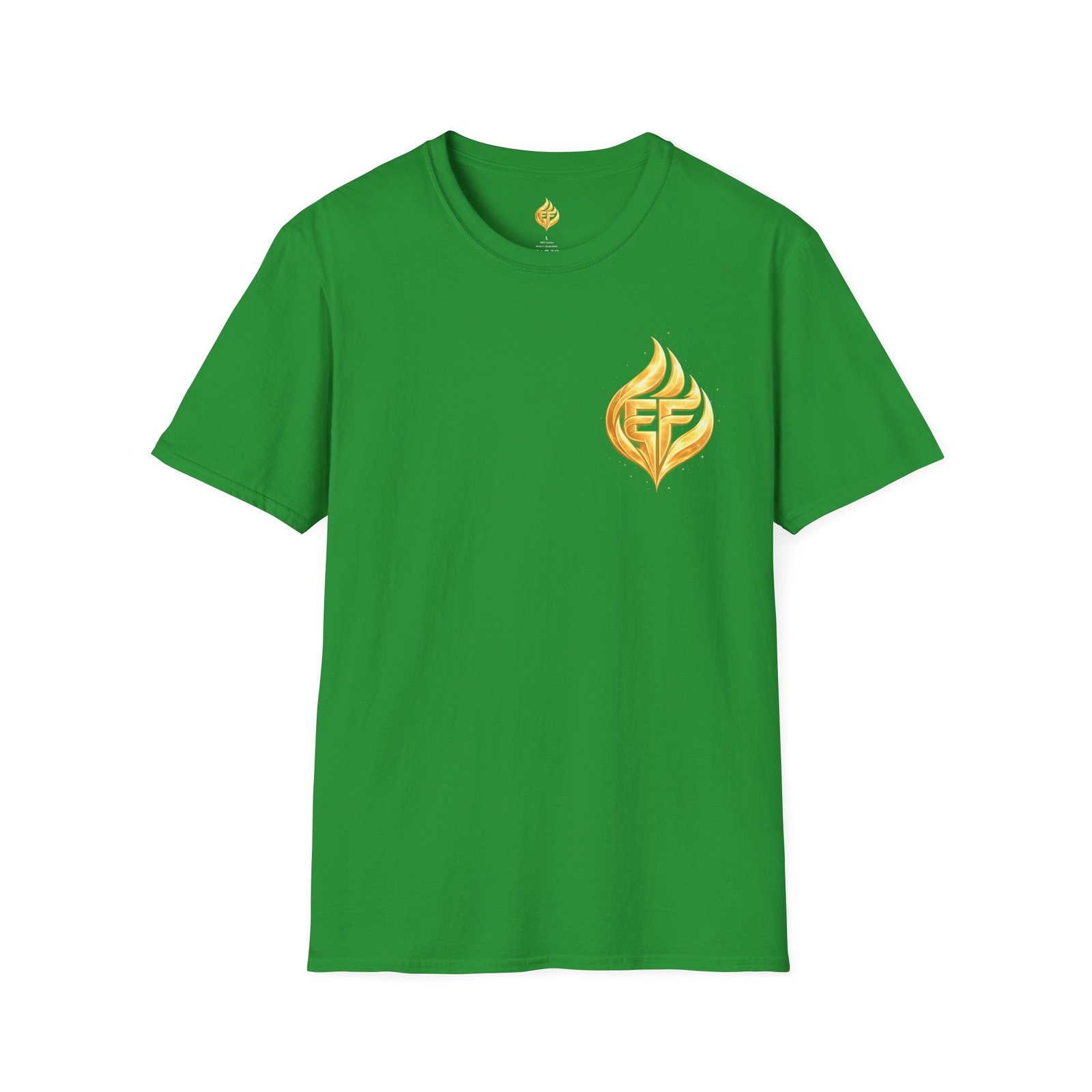 echoflame golden flame ef logo t shirt echoflame golden flame ef logo t shirt