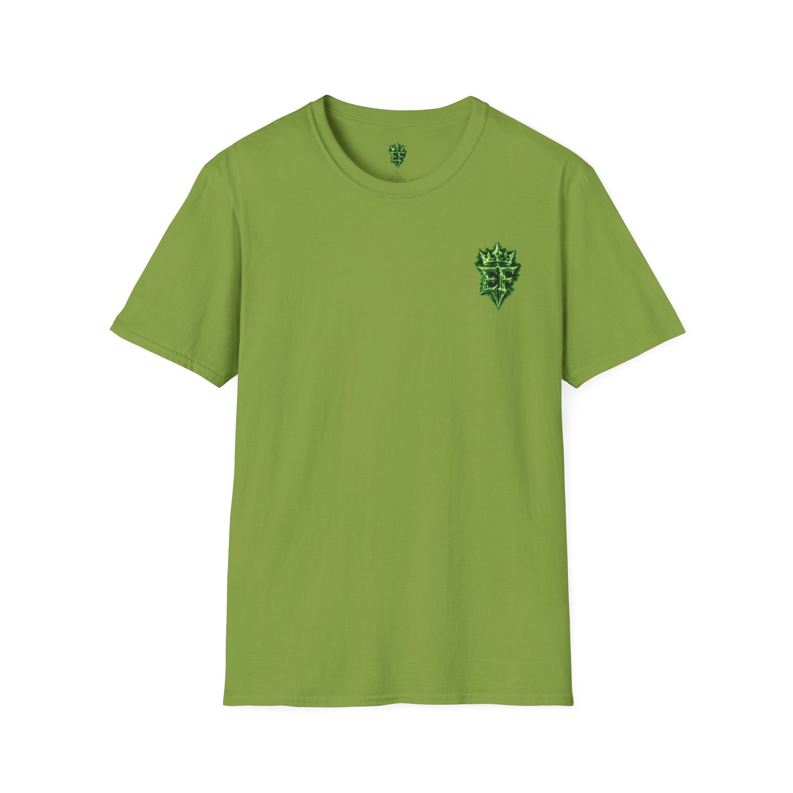 echoflame t shirt — emerald flame crown logo tee echoflame t shirt — emerald flame crown logo tee