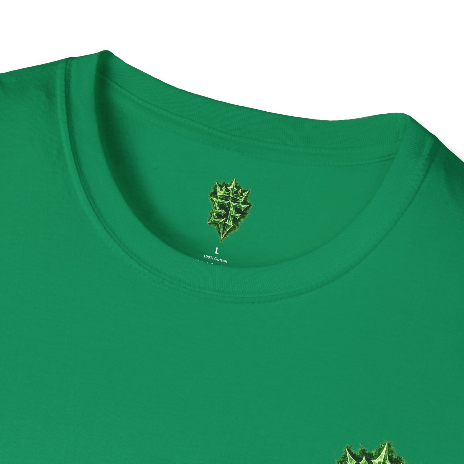 echoflame t shirt — emerald flame crown logo tee echoflame t shirt — emerald flame crown logo tee