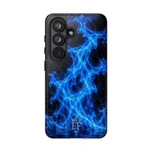echoflame blue flame tough phone case — shockproof protective iphone cover