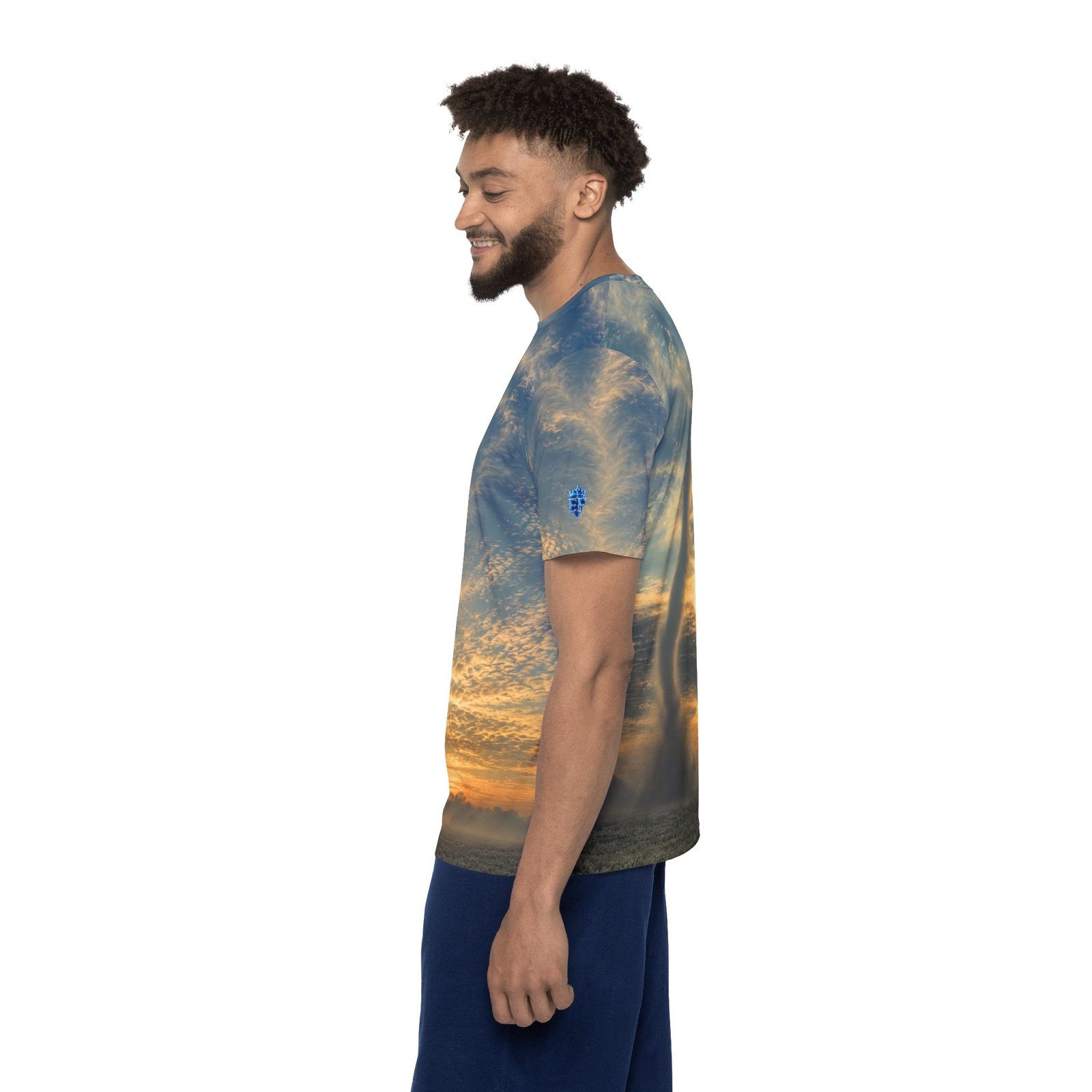 echoflame sunset waterspout all over print jersey echoflame sunset waterspout all over print jersey