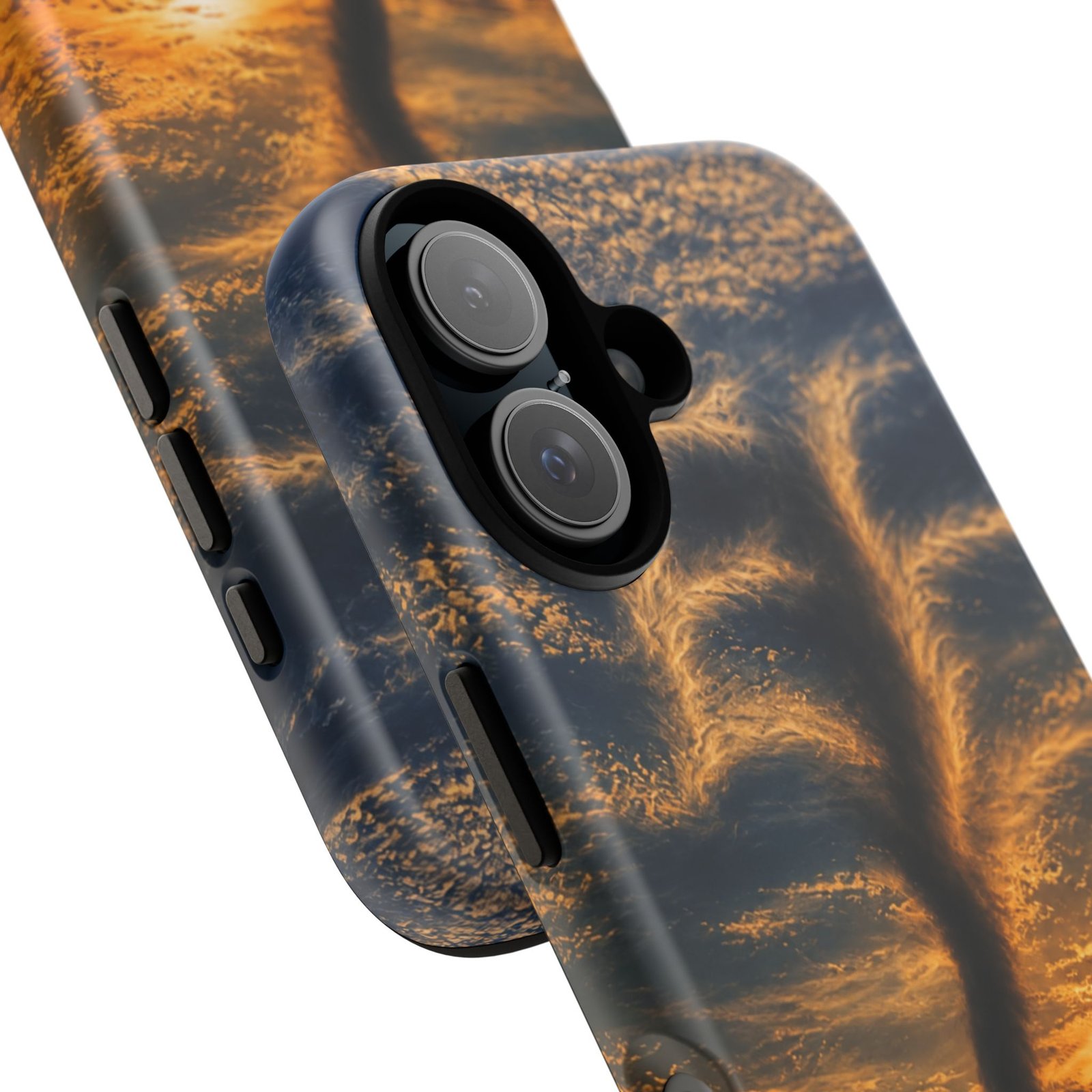 echoflame tornado sunset phone case — dramatic stormscape protective case echoflame tornado sunset phone case — dramatic stormscape protective case