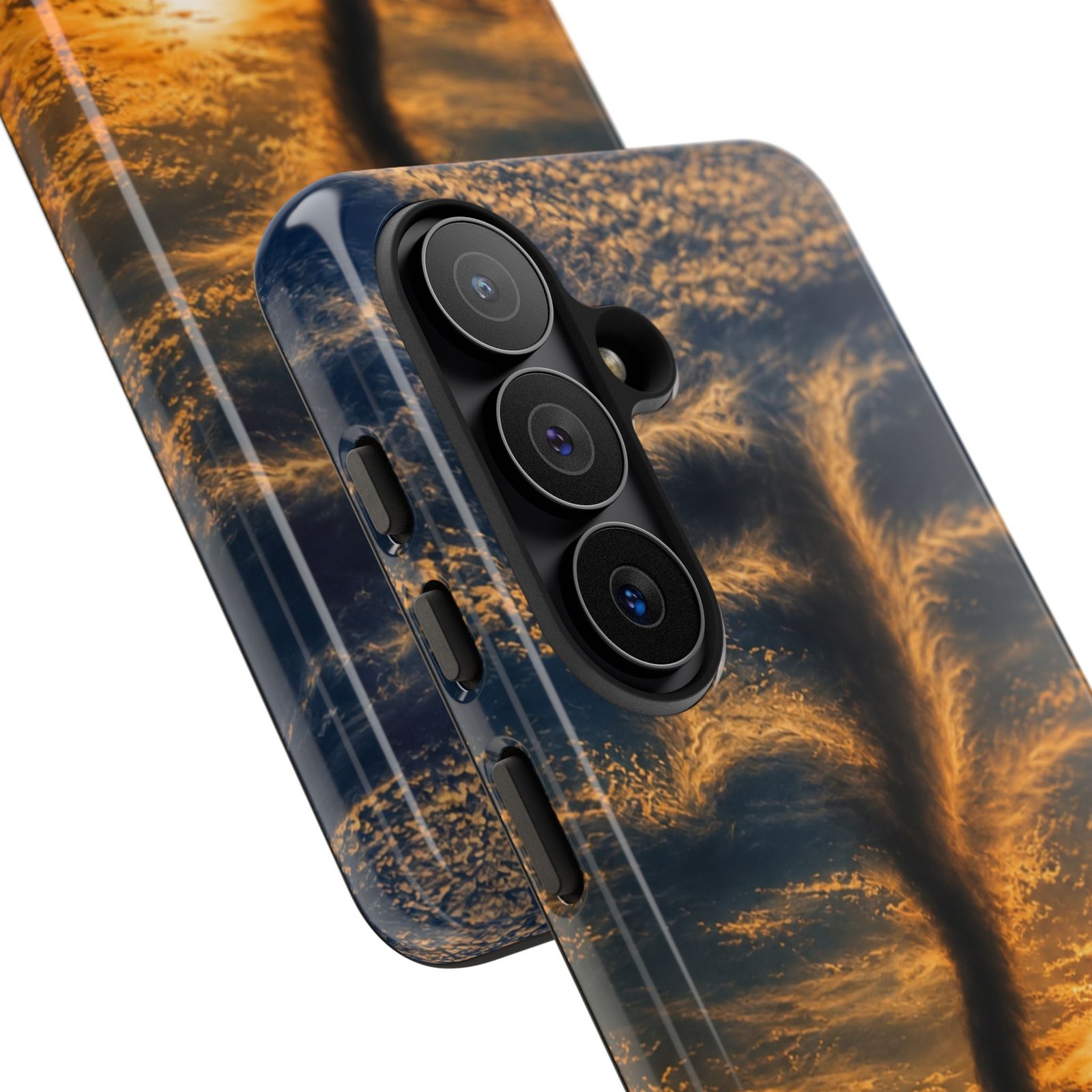 echoflame tornado sunset phone case — dramatic stormscape protective case echoflame tornado sunset phone case — dramatic stormscape protective case