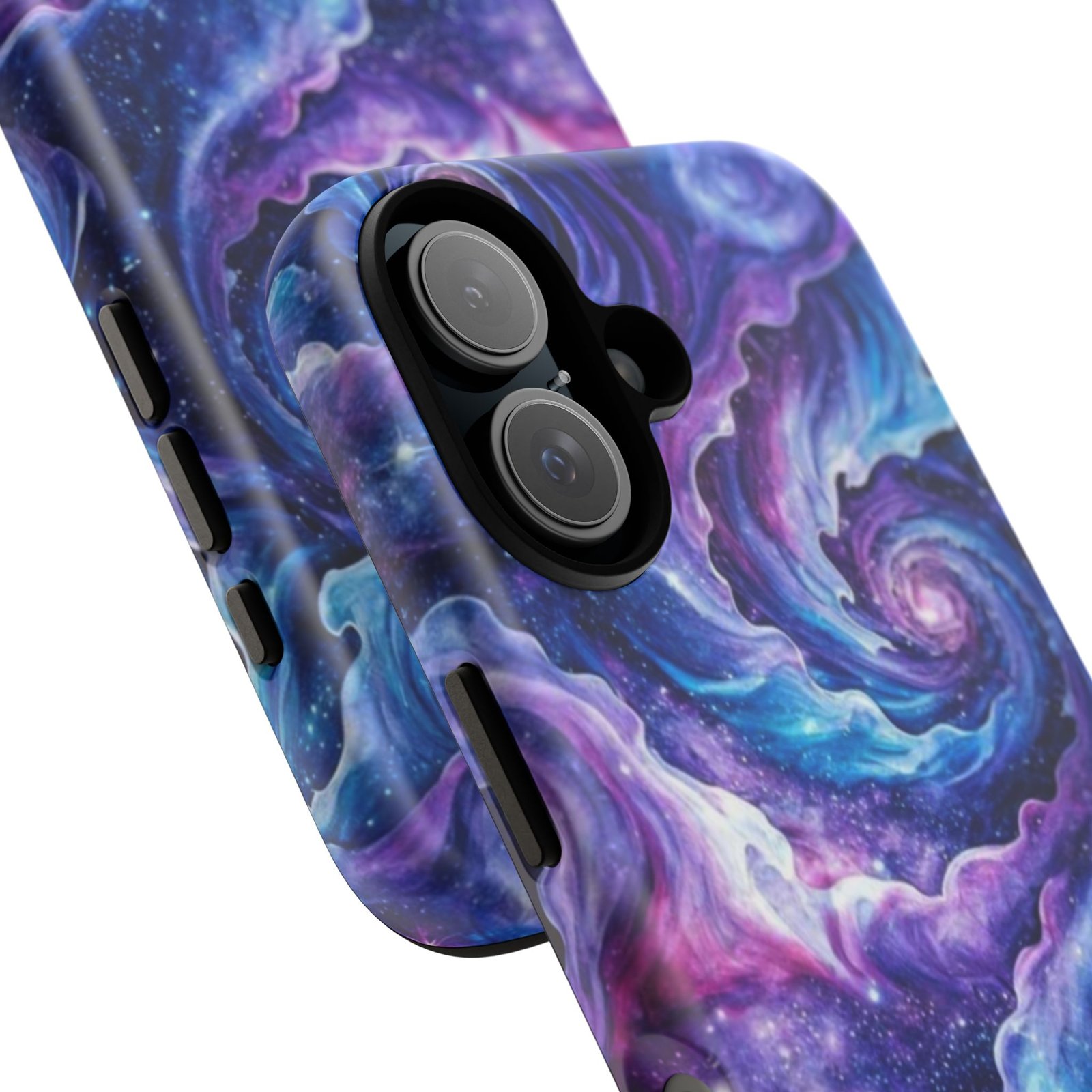 echoflame galaxy swirl tough phone case purple blue nebula protective cover echoflame galaxy swirl tough phone case purple blue nebula protective cover