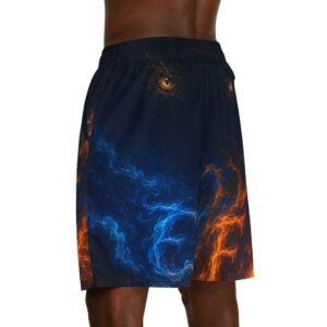 echoflame flame & frost dragon jogger shorts